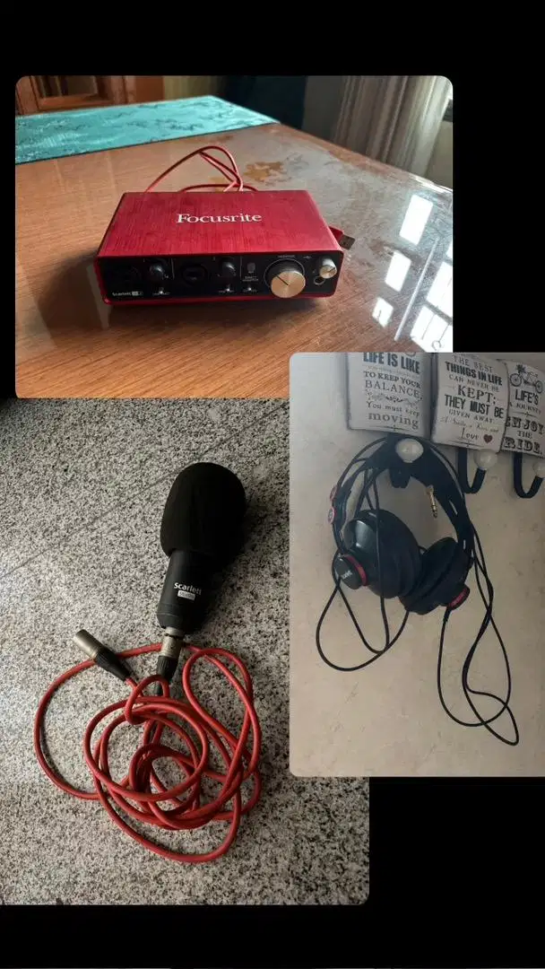 (ORI) Focusrite Scarlett 2i2 Second STUDIO Mulus Like New