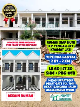 Rumah Modern Siap Huni SHM Kp Tengah Kramatjati Jaktim Akses Mobil