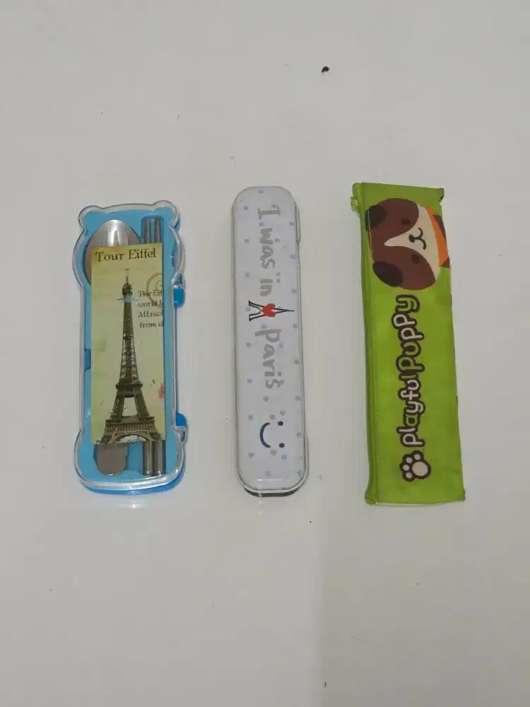 Sepaket Alat Makan Sendok.Sumpit Chopsticks Stainless Steel