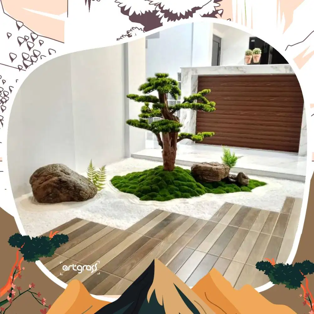 RUMPUT SINTETIS TAMAN DAN DEKORASI