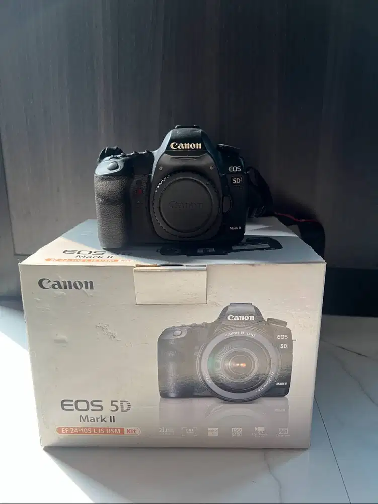 Kamera Canon 5D Mark II Body Only (Unit+Box) Bonus RODE VideoMic GO