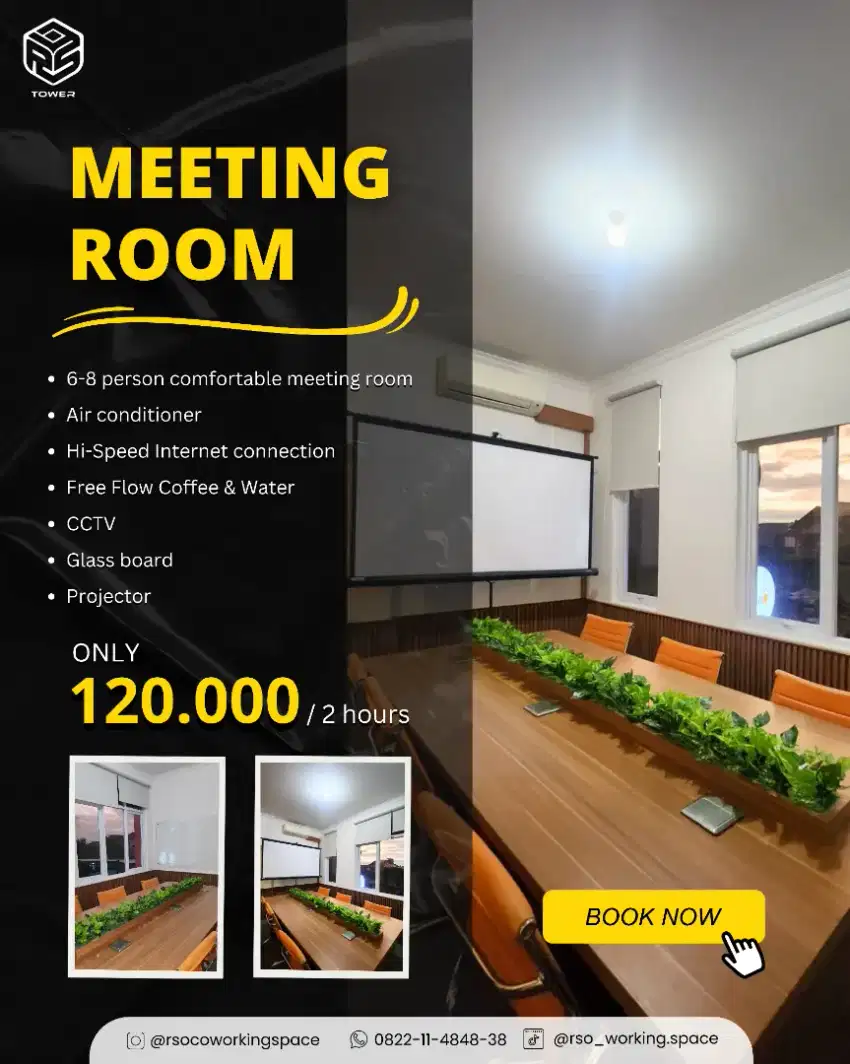 RUANG MEETING | WORKSHOP | CO-WORKING SPACE | VIRTUAL OFFICE DI BOGOR