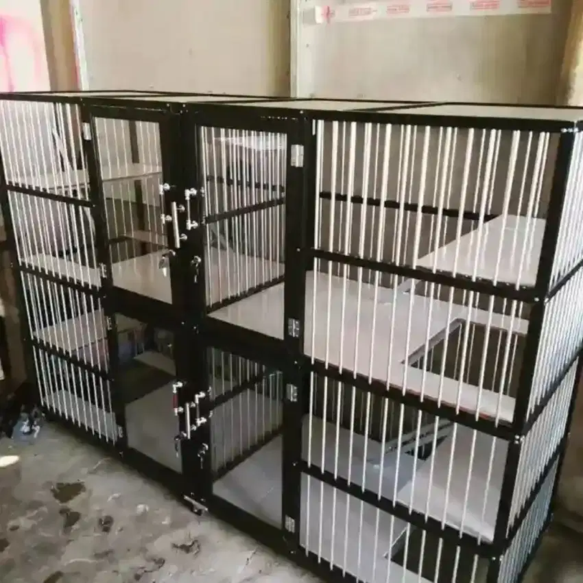 Kandang kucing almunium 4 kamar