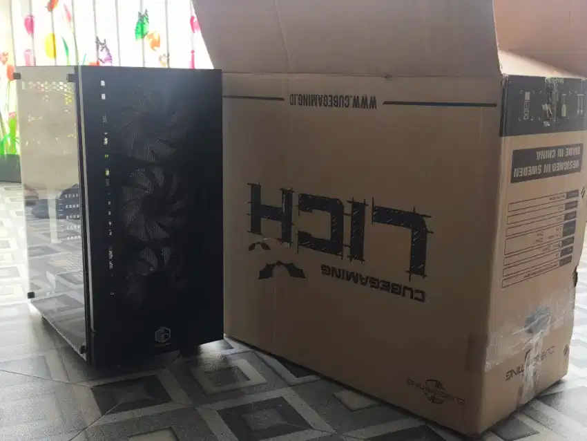 Casing Cube Gaming Lich + Motherboard + Cpu