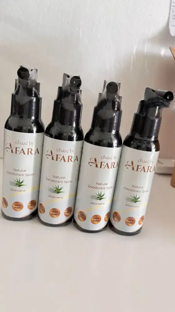 Deodorant Deodoran Spray Natural Aloevera Afara