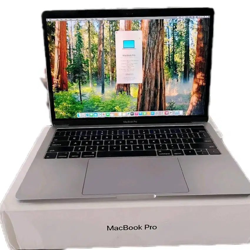 Macbook Pro 13-inch 2017 Touchbar Grey 8/500 fullset