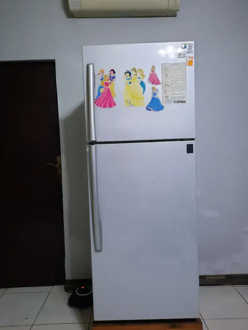 DIJUAL KULKAS LG 2 PINTU - NETT 291 LITER
