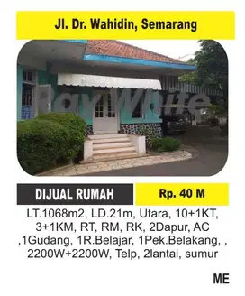 rumah jalan wahidin dejaf pintu tol cocok untuk guest house