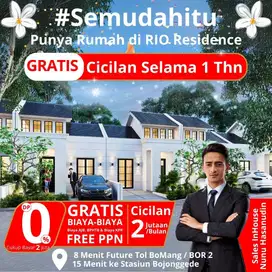 RUMAH 2 KAMAR TIDUR 1 KAMAR MANDI READY STOCK SIAP HUNI DI TAJURHALANG