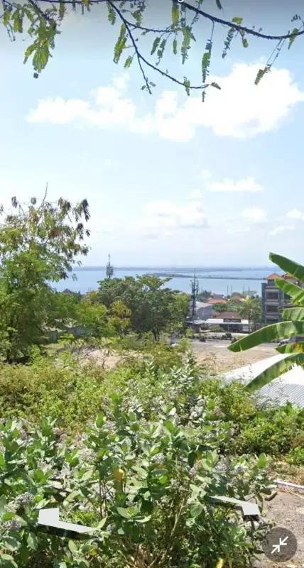 Tanah full view laut di jalan utama By pass Ngurah Rai, Nusa dua
