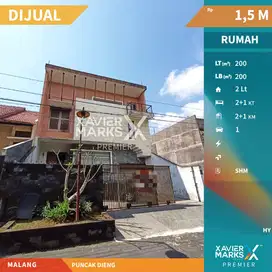 Dijual Murah Rumah 2 Lantai di Puncak Dieng Malang