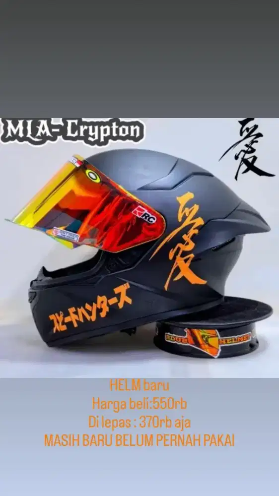 Helm , harga sesuai di foto