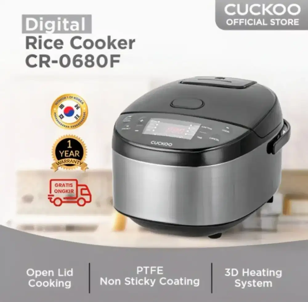 Digital Rice Cooker Cuckoo CR-0680F