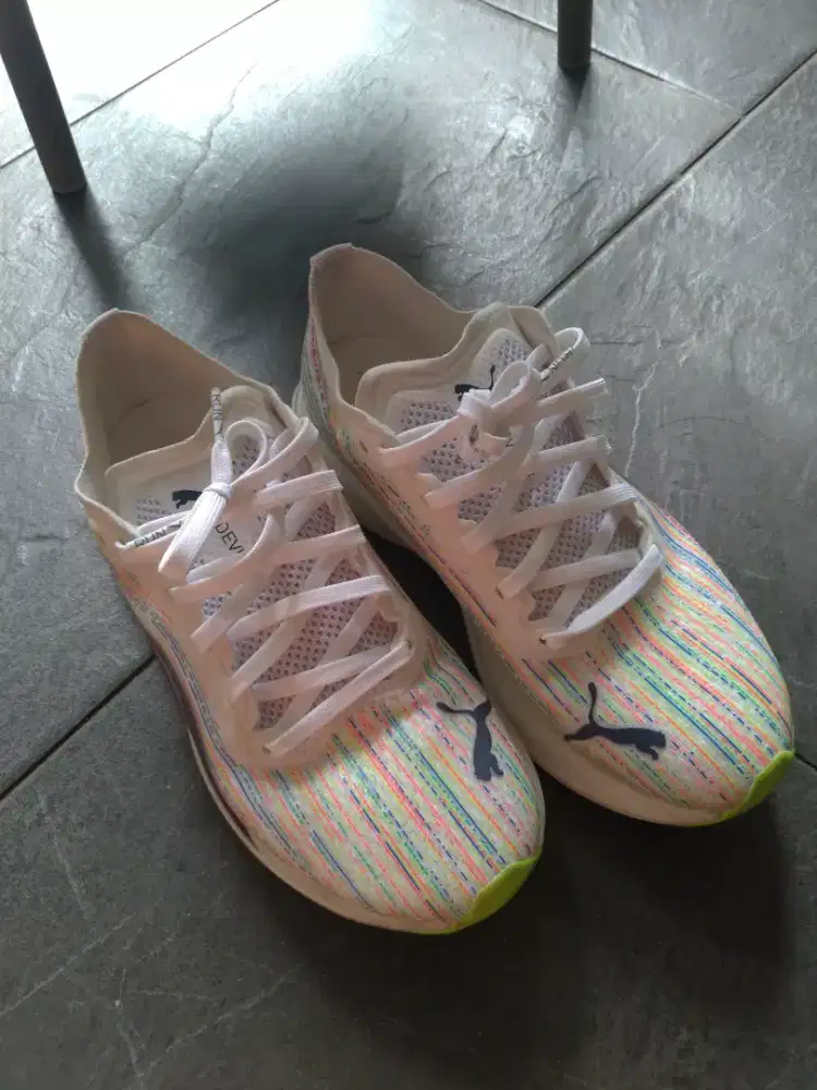 Sepatu lari puma carbon plate, running shoes puma jogging