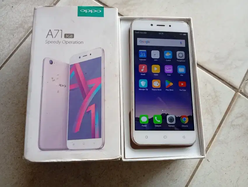 Oppo a71 ram 3/32 noken lengkap senota ya minat