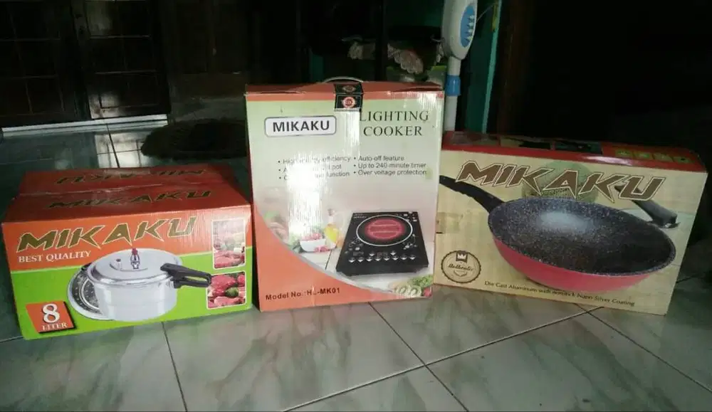 Fullset Baru Mikaku Kompor Listrik Low Watt