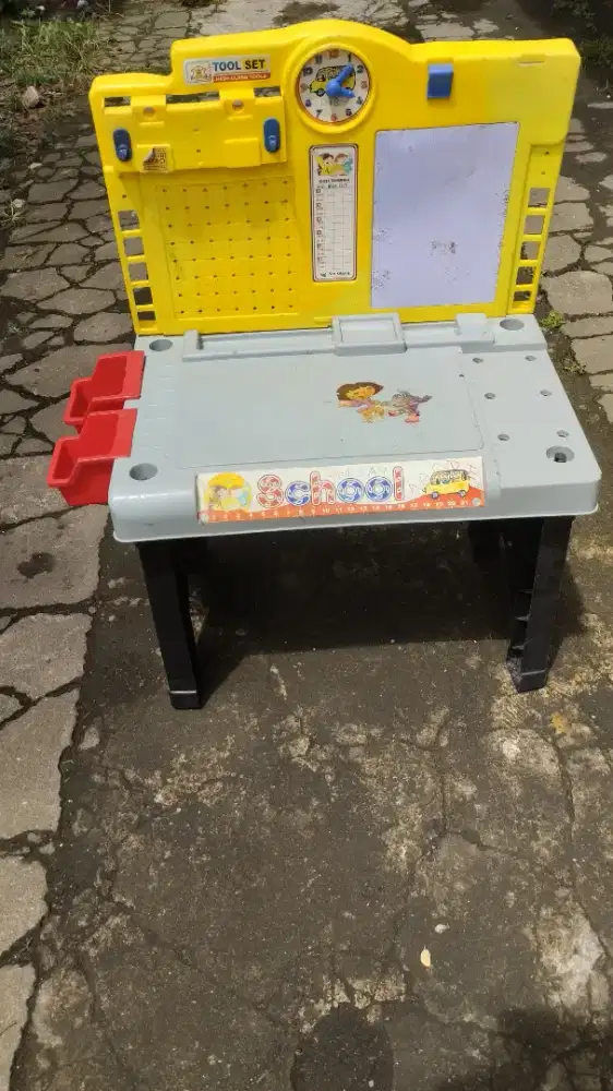 Meja belajar anak,plastik