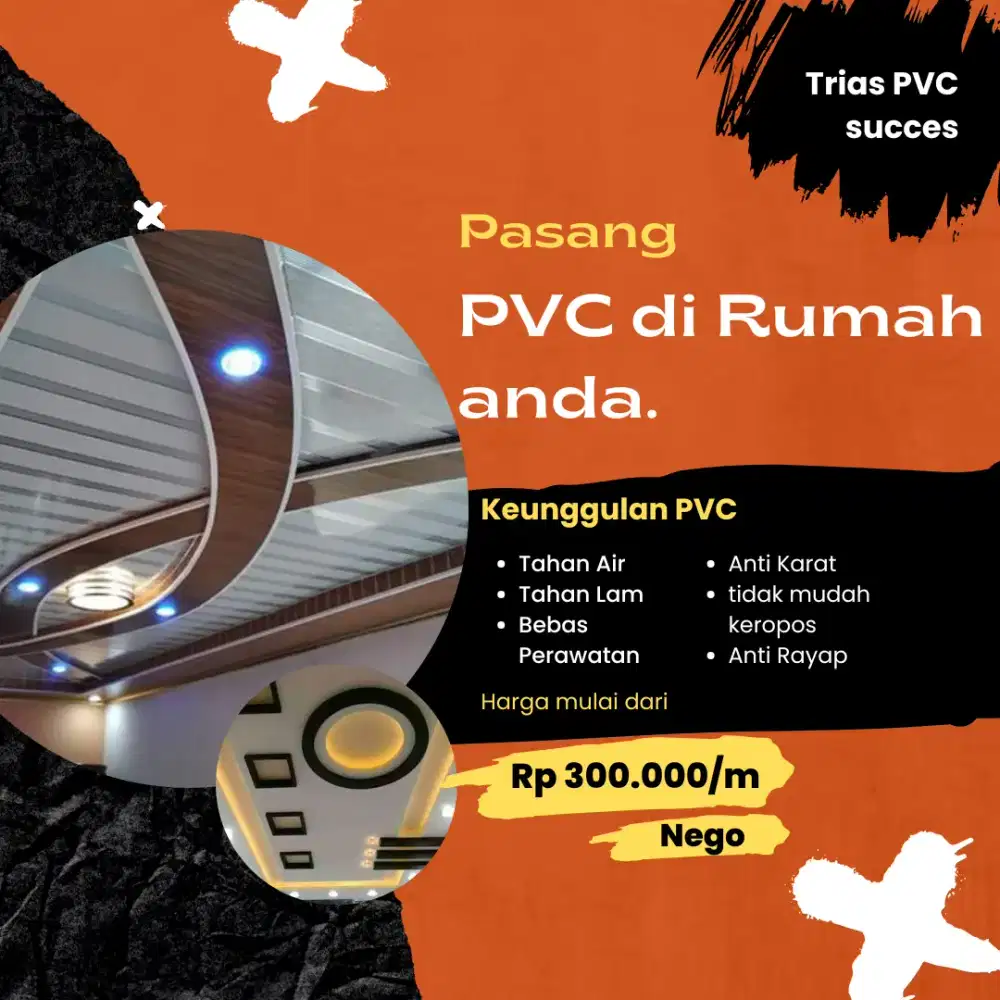 Pemasangan PVC & Gypsum Termurah