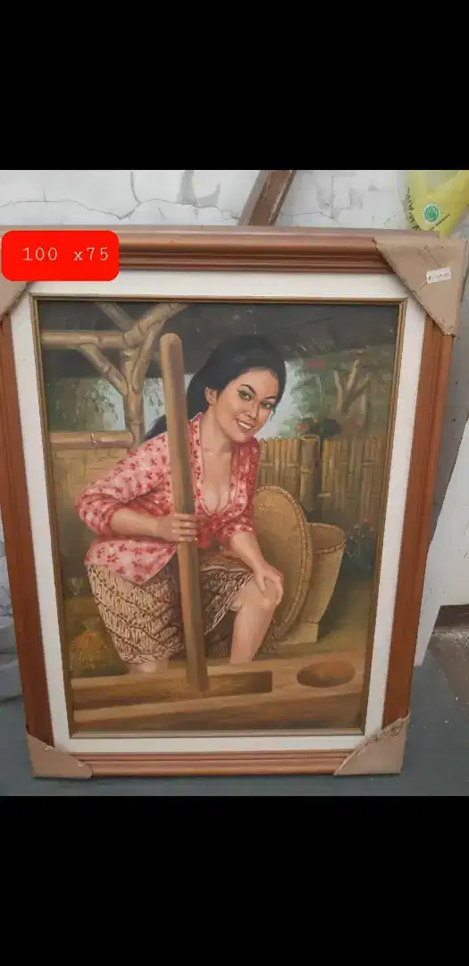 Lukisan Wanita Desa