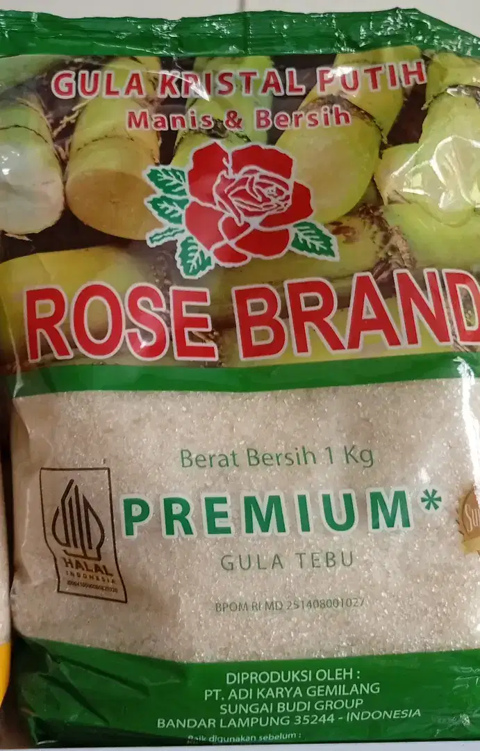 Gula rose brand hijau kemasan 1Kg