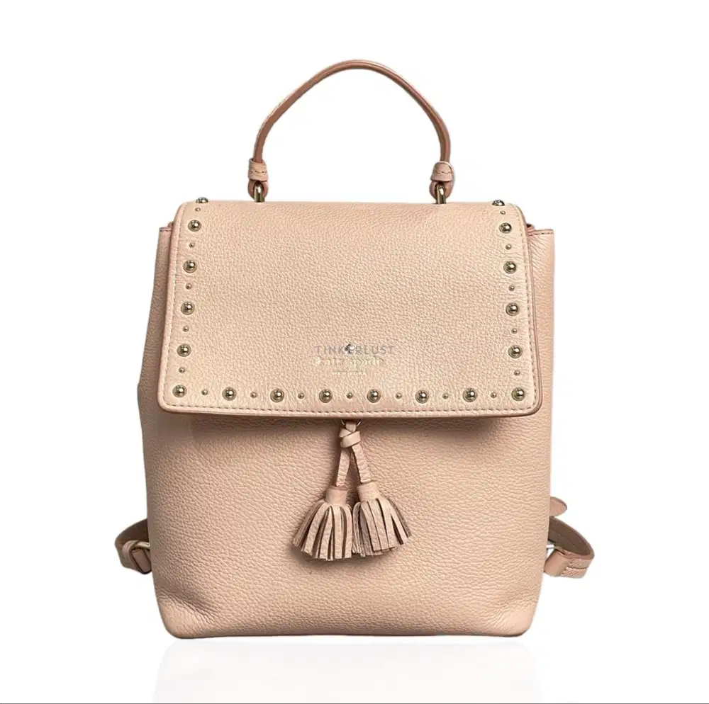 Kate Spade Pink Pebbled GHW Backpack.. Cute bag!
