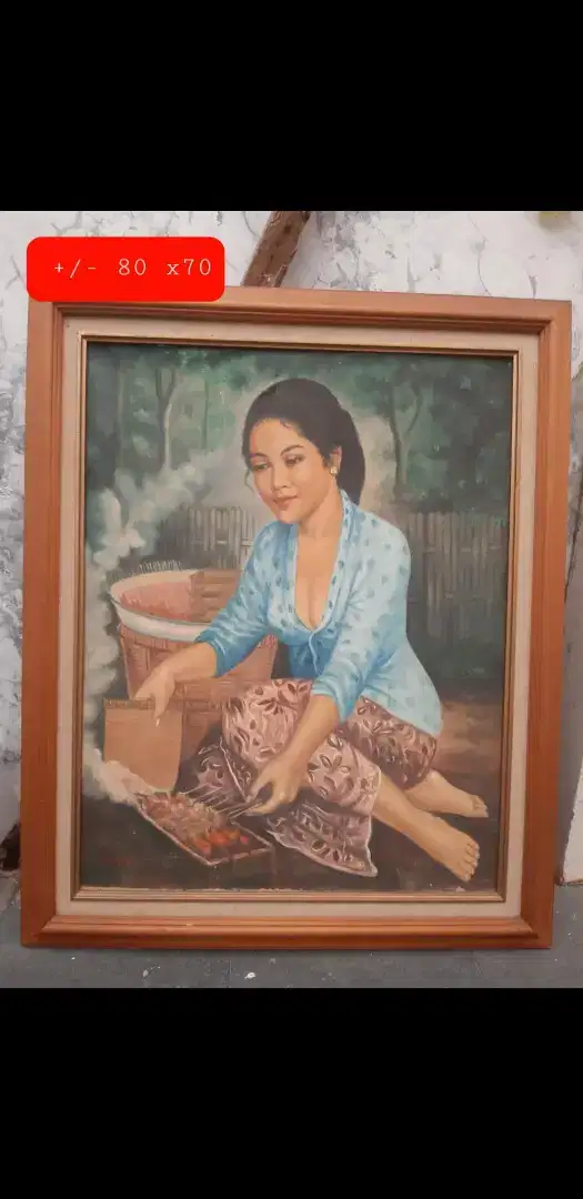 Lukisan Wanita Desa