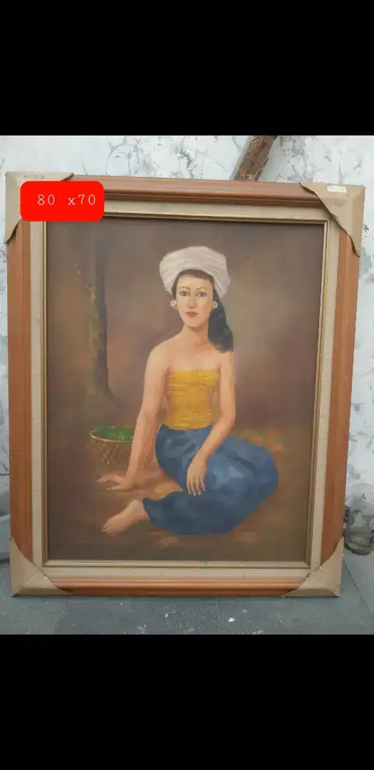 Lukisan Wanita Desa