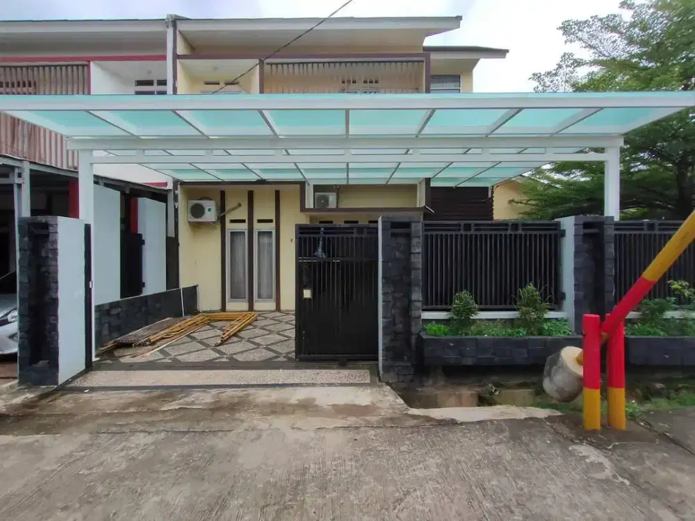 Kanopi kaca rangka besi hollo galvanis anti karat murah#440#