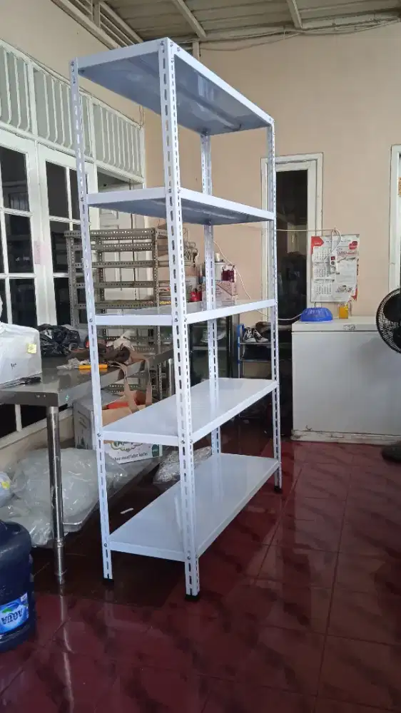Rak besi siku serbaguna rak besi siku lubang rak besi siku 5 susun