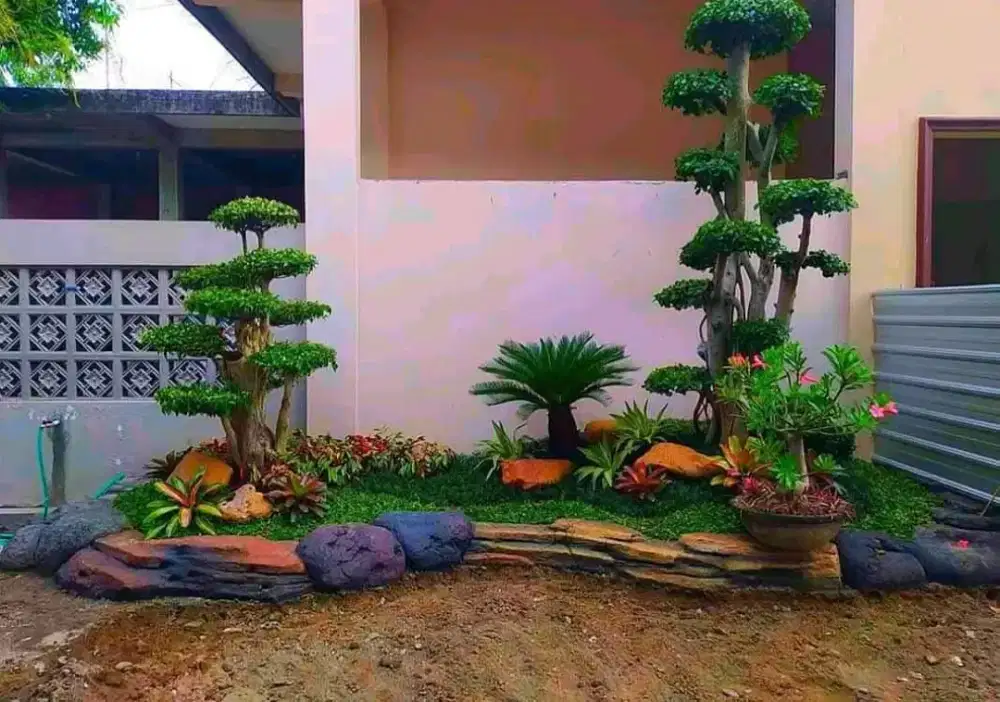 Dekorasi taman halaman modern