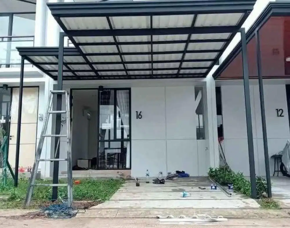 Kanopi minimalis atap alderon