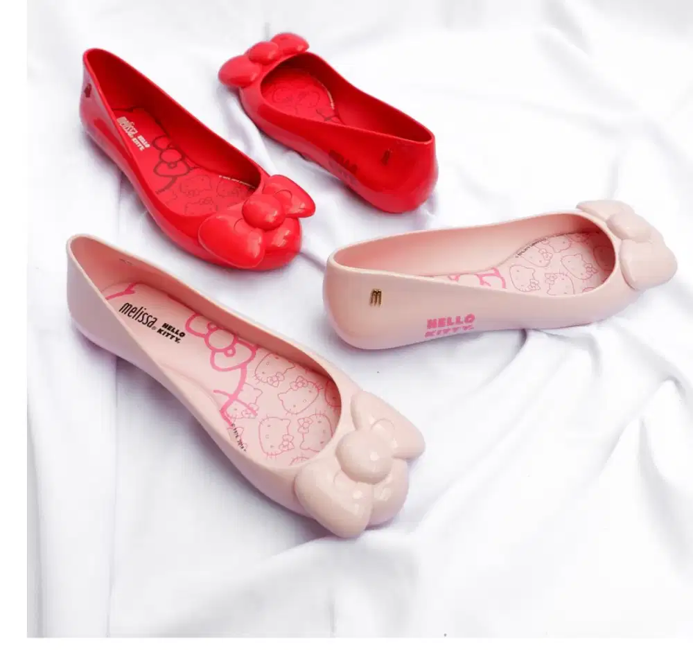 Sepatu Melissa Space Love+Hello Kitty Pita - Baby Pink