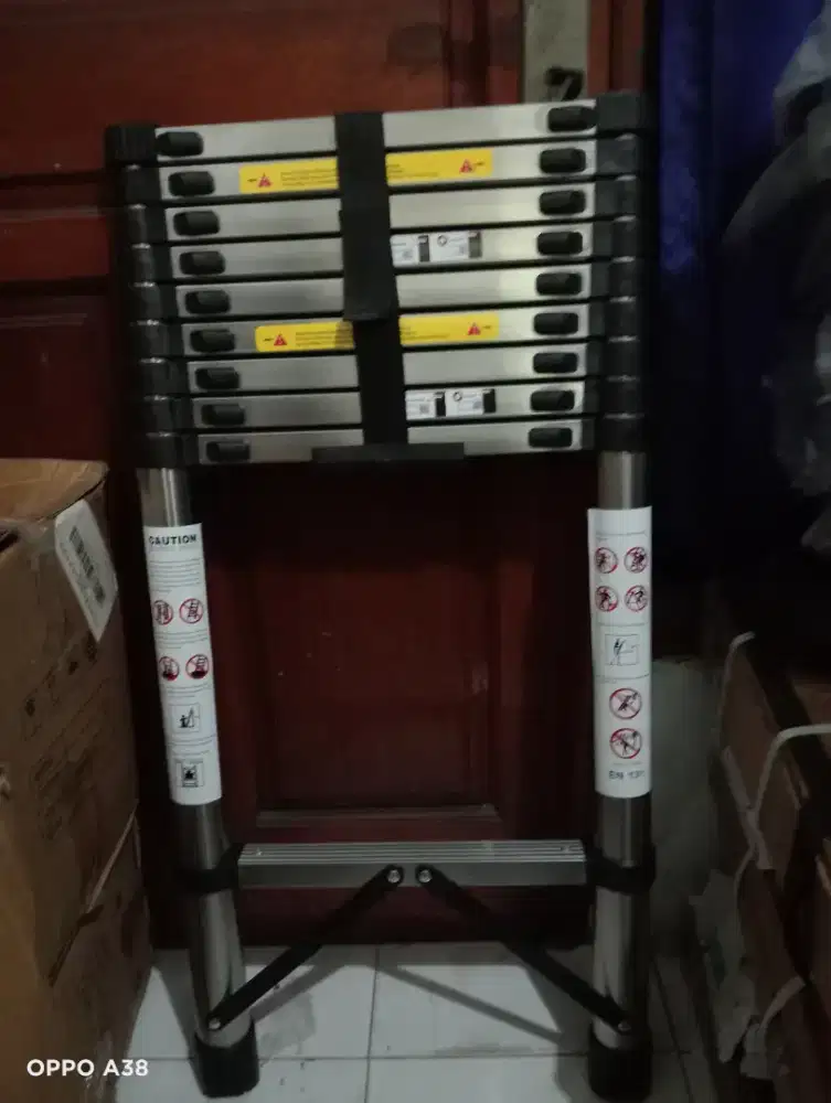 Tangga teleskopik single 2,7 - 3,9 - 4,3 - 5,1 METER