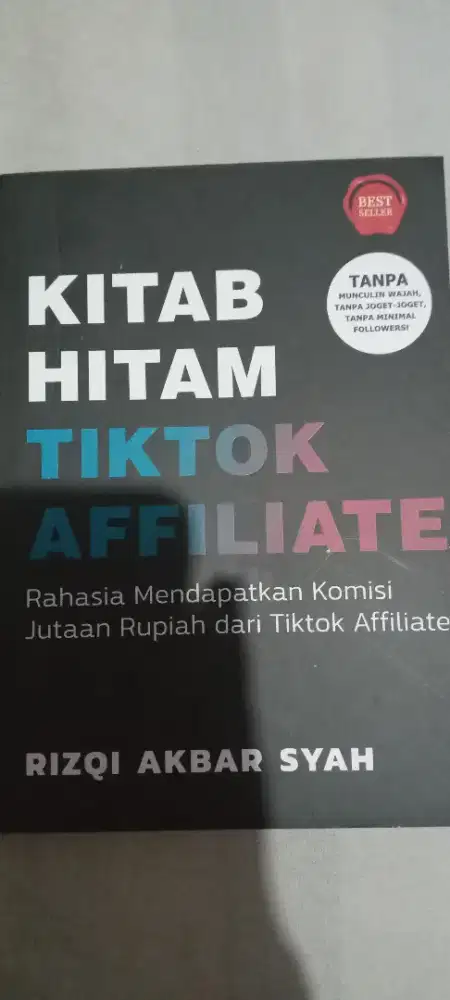 Jual buku kitab hitam TikTok affiliate