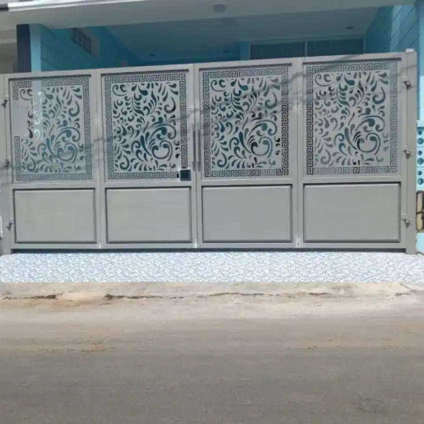 Pagar plat lassercating