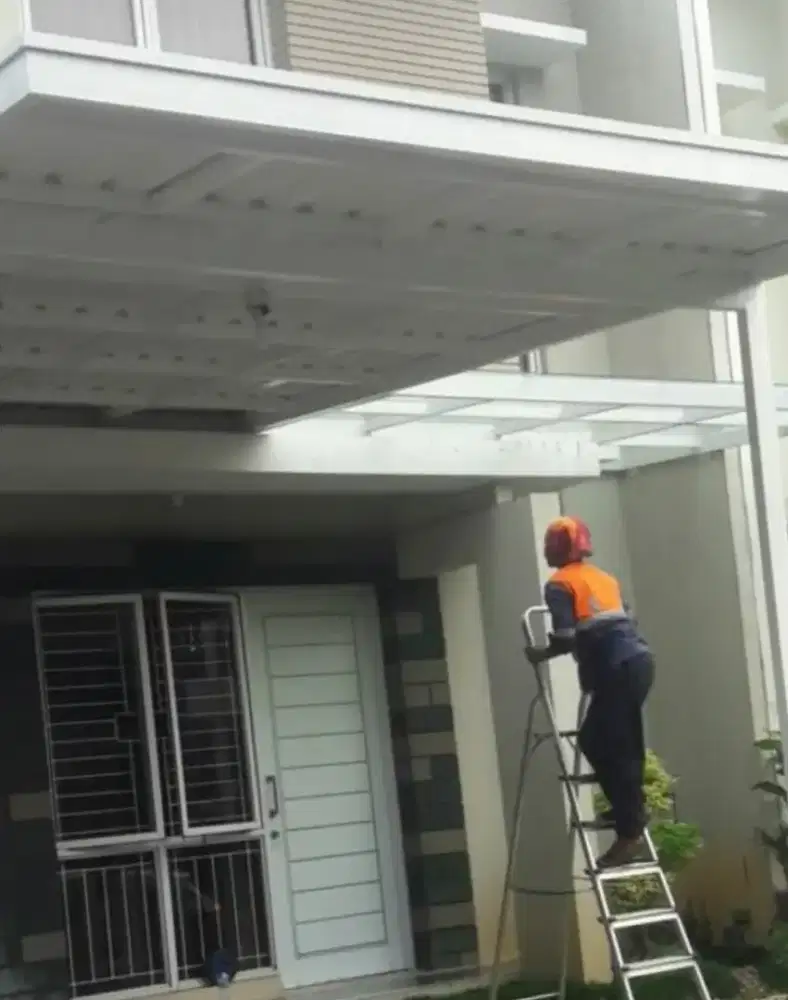 001 kanopi atap upvc alderon double