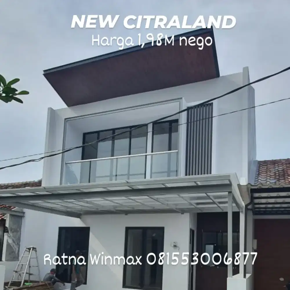 Dijual Rumah Baru Minimalis Bukit Palma Citraland