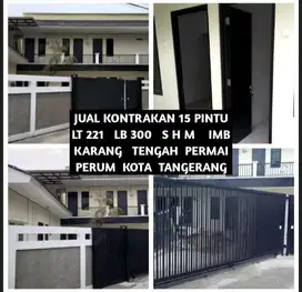 JUAL KONTRAKAN 15 PINTU DI PERUM KARANG TENGAH PERMAI KOTA TANGERANG