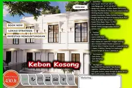 RUMAH CANTIK TER MURAH MERAH di KEMAYORAN  Kebon kosng jakpus