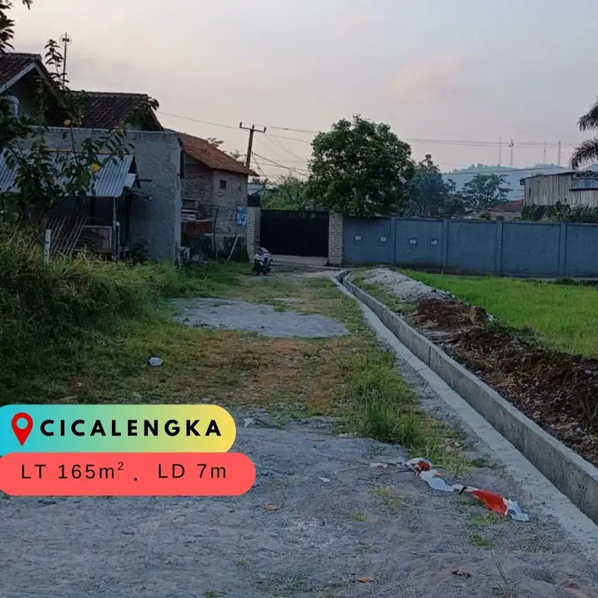 Tanah Bandung 50 Meter Dari Jl Raya Cicalengka Nagreg SHM