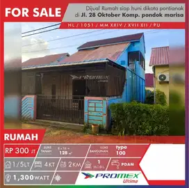 DIJUAL RUMAH SIAP HUNI DAN RAMAH PENDUDUK  DIKOTA PONTIANAK