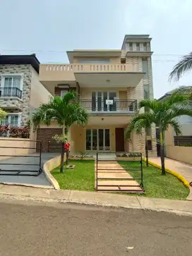 rumah dua lantai asri aman dan nyaman di cluster sentul city
