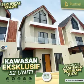 Rumah 2 Lantai ala Scandinavian Dekat Kampus UNS Solo
