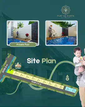 Rumah Mewah Private Pool di Godean 10 Menit ke Tugu Jogja