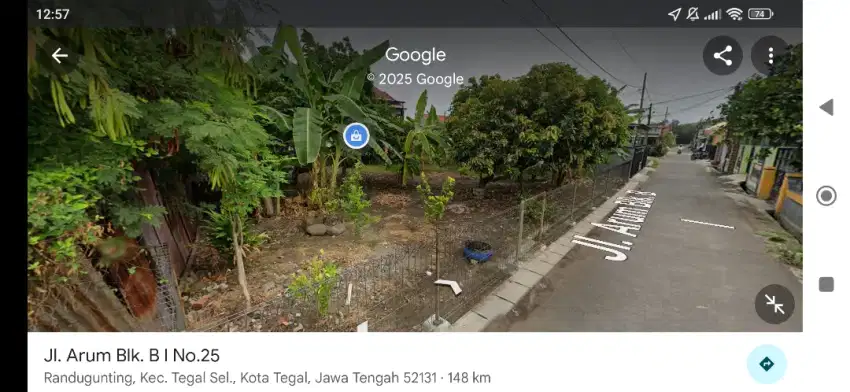 Dijual Cepat Tanah Kebun Siap Bangun (bisa kavlingan)