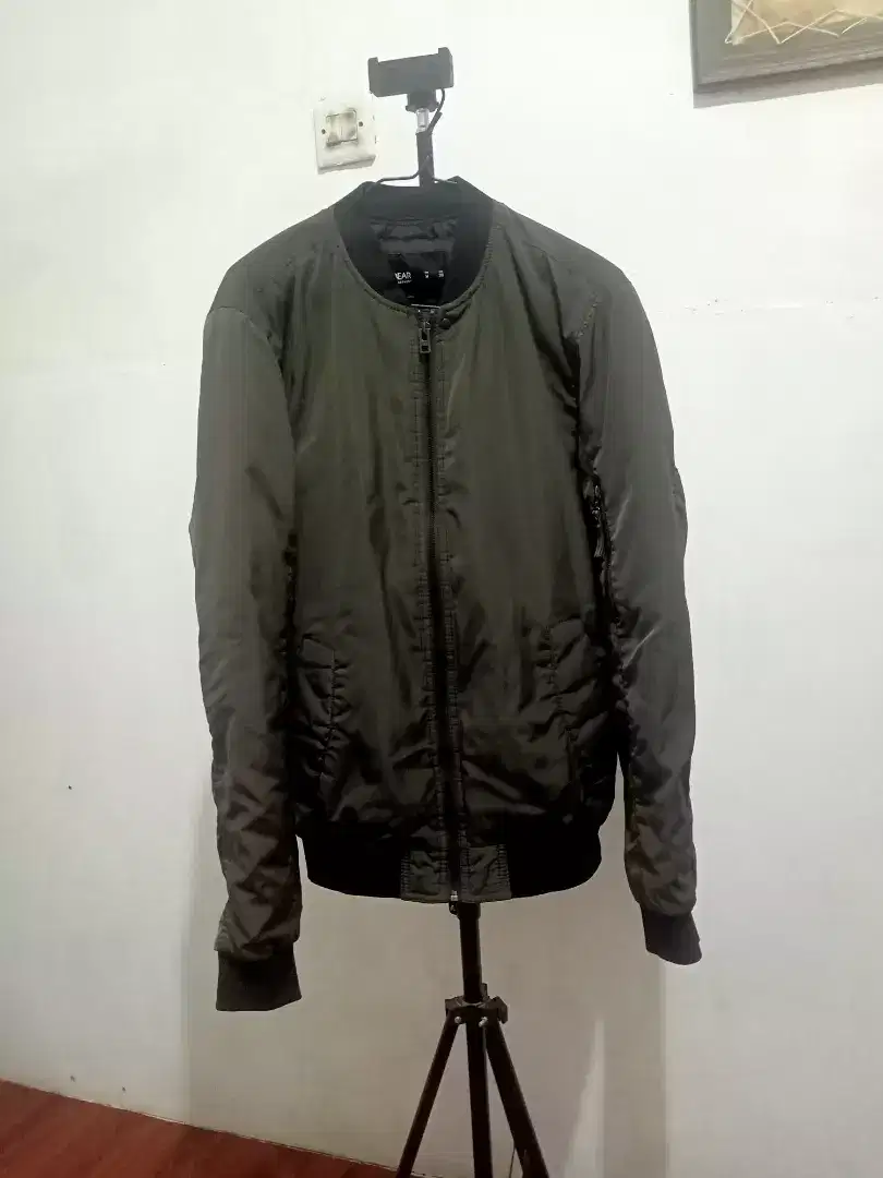 Flight jacket  Pull & Bear hijau army