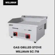 Gas Griddle Full Flat Grilled Stove Mesin Pemanggang Teppanyaki SC-718