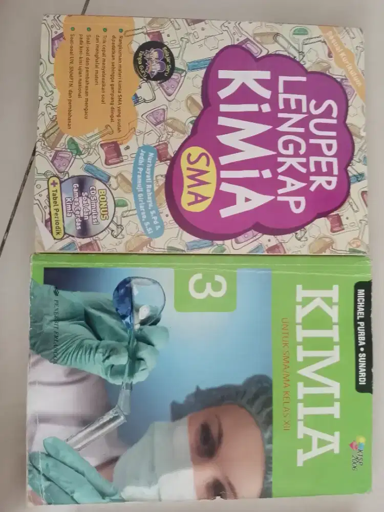 Buku kimia sma,dan kelas 12