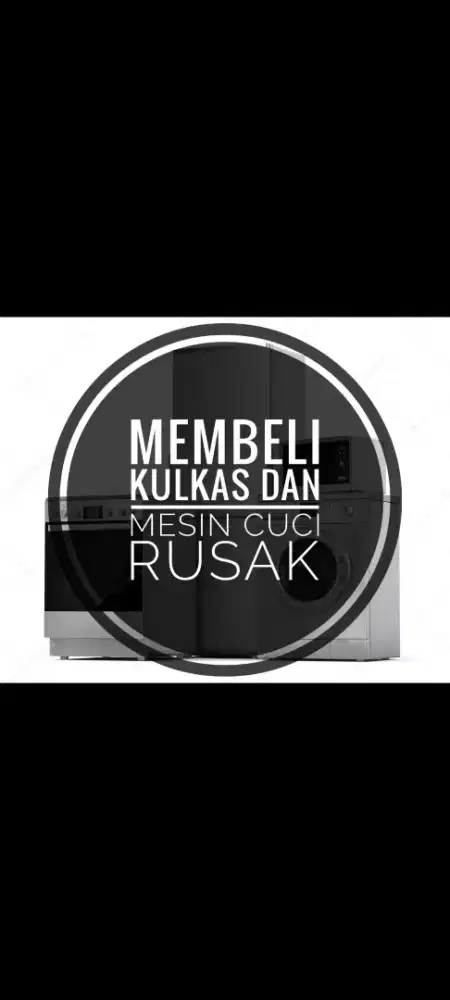 Kulkas dan mesin cuci