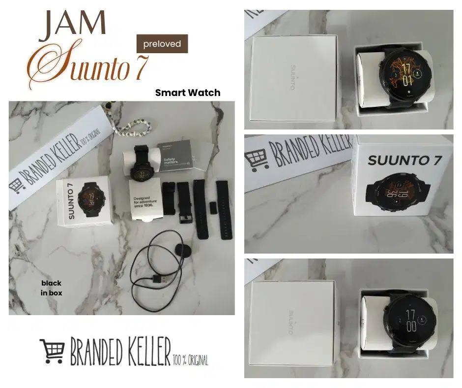 Jam Suunto 7 Smart Watch Preloved in box 100% Original